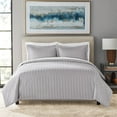 thumbnail interactive-video image 1 of Member's Mark 700-Thread-Count Striped Egyptian Cotton Duvet Cover Set, Assorted Sizes, 1 of 5