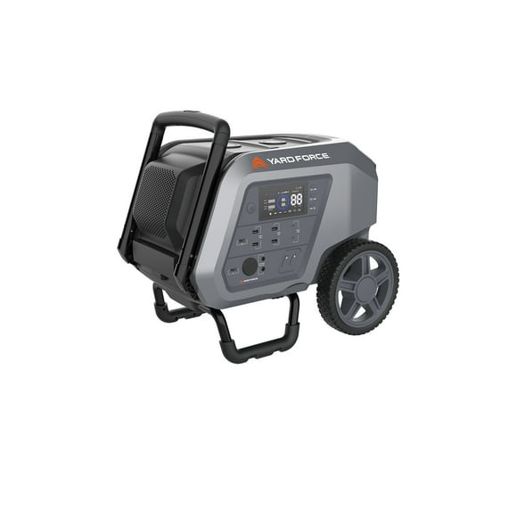 4,800 / 2,400 Watt Yard Force Portable Power Station  Continuous, Bluetooth speaker, WIFI connection, Wireless Charging, RV 30A plug, LED light
