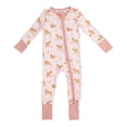 thumbnail image 1 of Angel Dear Baby Girls Convertible Zipper Romper, 1 of 4