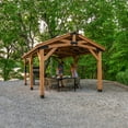 thumbnail image 7 of Backyard Discovery Norwood Cedar Gazebo with PowerPort, Choose Size, 7 of 16