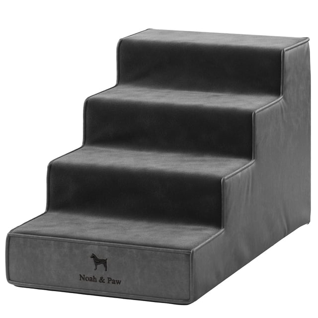 NOAH & PAW 3-5 Step Dog Stairs, Designed for Small-Medium Breeds