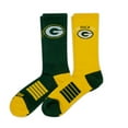 thumbnail image 2 of Green Bay Packers Adult 2-Pack Crew Socks, 2 of 3