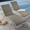 thumbnail image 1 of Member's Mark Padded Wicker Chaise 2-Pack - Beige, 1 of 5