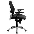 thumbnail image 5 of Ergonomic Mesh Office Chair with Black Leather Seat, 5 of 6