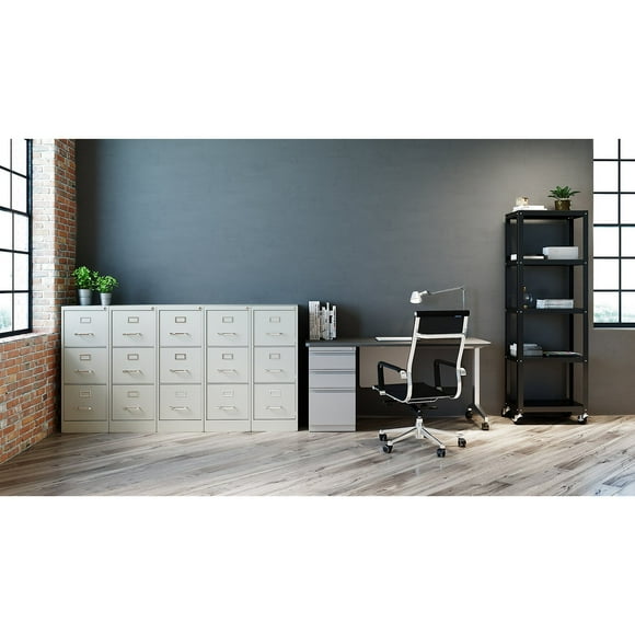 Hirsh 22" Deep Drawer Letter Width Vertical File Cabinet, Assorted Colors & Sizes