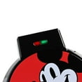 thumbnail image 5 of Mickey Mouse 7" Round Waffle Maker, Ceramic Non-Stick Cooking Plates, 5 of 7