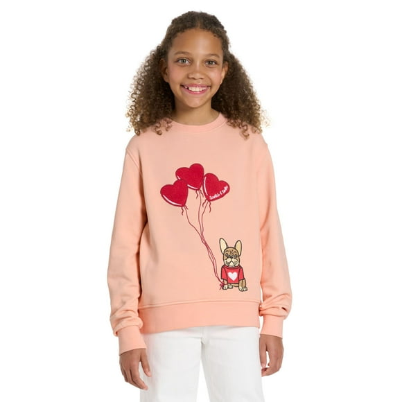 Scotch & Soda Girls Valentine's Day Crewneck Sweatshirt
