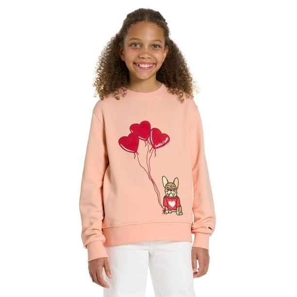 Scotch & Soda Girls Valentine's Day Crewneck Sweatshirt - Samsclub.com