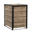 thumbnail image 2 of Keter Hideaway 96 Gal. Outdoor Trash Can Storage Box, Pine, 2 of 6