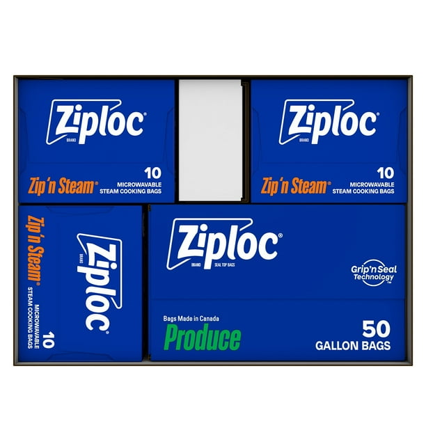 Ziploc Store & Steam Variety Pack, 80ct. - Samsclub.com