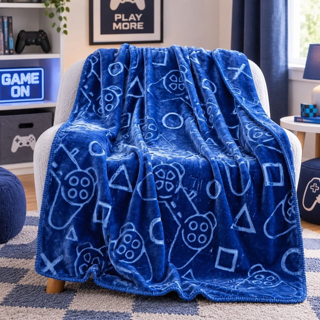 Kids Licensed Ultra Plush Embossed Throw, 50" x 60"