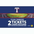thumbnail image 1 of MLB Texas Rangers, Two (2) Corner Mezzanine Tickets eVoucher, 1 of 1