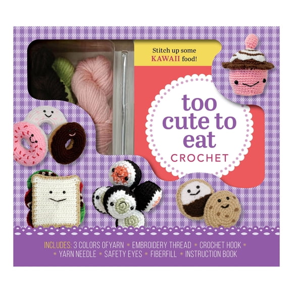 Too Cute to Eat Crochet Kit by Kristen Rask, Kit
