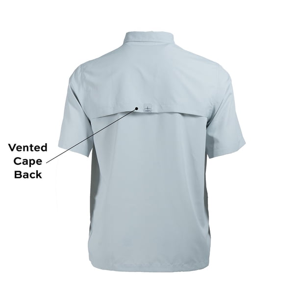 Habit Men's Short Sleeve 50+ UPF Fishing Shirt - Samsclub.com