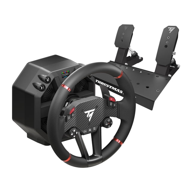 Thrustmaster T598 Racing Wheel for PS5, PS4 & PC - 5 Nm Direct Drive Steering Wheel with Pedals Set, Realistic Sim Driving Experience with Force Feedback