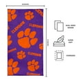 thumbnail image 3 of Logo Brands Clemson Tigers 38"x72" Beach Towel, 3 of 6