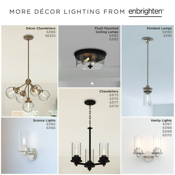 【Novelbright】Chandelier Enbrighten Berkley Chandelier with LED Bulbs by Ecoscapes