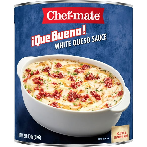 Chef-mate ¡Que Bueno! White Queso Cheese Sauce, 106 oz.