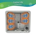 thumbnail image 4 of Lifesmart LS350DX 5-Person 28-Jet 110v Plug and Play Spa with Ozonator, 4 of 10