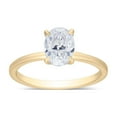 thumbnail image 1 of Oval Cut Solitaire Diamond Ring in 18K Gold, 1 of 7
