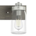 thumbnail image 6 of Hunter Devon Park with Clear Glass Bathroom Vanity Wall Light Fixture, 6 of 8