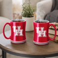 thumbnail image 5 of Logo Brands Houston Cougars 14oz Relief Mug Set, 5 of 5