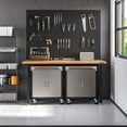 thumbnail image 9 of Seville Classics UltraHD 2 Door Rolling Cabinet, 28" W x 18” D x 34.5" H, 9 of 17