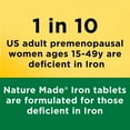 thumbnail image 4 of Nature Made Iron 65 mg Tablets, 365 ct., 4 of 10