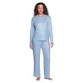 thumbnail image 1 of LOFT Crew Neck Tee & Pant PJ Set, 1 of 7