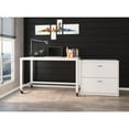 thumbnail image 2 of Hirsh 48" Wide Mobile Metal Desk for Home Office, Choose Color, 2 of 18