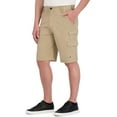 thumbnail image 3 of IRON Clothing Men's Flex Comfort Waistband Stretch Cotton Cargo Short, 3 of 7