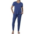 thumbnail image 5 of N Natori Ladies Jogger and Short Sleeve Top Lounge Set, 5 of 6
