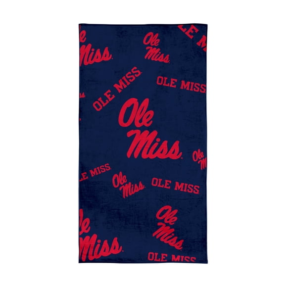 Logo Brands Ole Miss Rebels 38"x72" Beach Towel