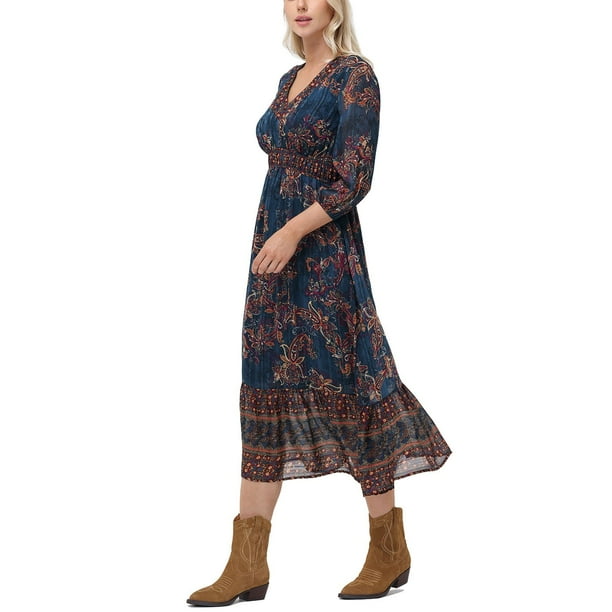 frye women's ribbed dress FRYE WOMEN'S LONG SLEEVE RIBBED KNIT DRESS, SIDE POCKETS