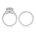 thumbnail image 3 of 1.95 CT. T.W. Round Cut Cluster Diamond Ring & Band Set in 14K Gold, 3 of 4