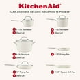 thumbnail image 2 of KitchenAid 10-Piece Hard-Anodized Ceramic Induction Cookware Set, 2 of 11