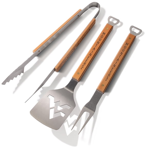 YouTheFan West Virginia Mountaineers 3pc. Grill Set