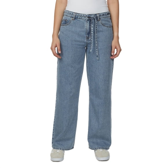 Buffalo Jeans Women's Wide Leg Belted Jean