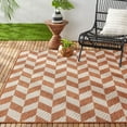 thumbnail image 2 of Nicole Miller New York Patio Country Calla Contemporary Herringbone Indoor/Outdoor Area Rug, 2 of 9