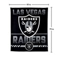 thumbnail image 7 of Logo Brands Las Vegas Raiders 60"x70" Super Plush Blanket, 7 of 7