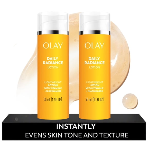 Olay Radiance Brightening Moisturizer with Vit C + Niacinamide, 1.7 fl. oz., 2 pk.