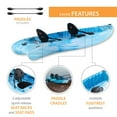 thumbnail image 4 of Lifetime Envoy 126" Tandem Sit-On-Top Kayak, Paddles Included, 4 of 25