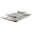 thumbnail image 2 of Nordic Ware Simply Stainless Half Sheet & Quarter Sheet Set, 2 of 8