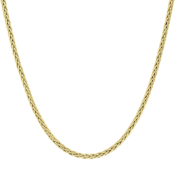 Braided Wheat Chain Necklace in 14K Gold - Samsclub.com
