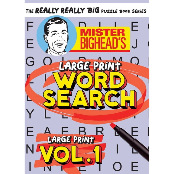 Mister Bigheads Large Print Word Search Vol. 1, Paperback