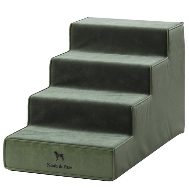 NOAH & PAW 3-5 Step Dog Stairs, Designed for Small-Medium Breeds