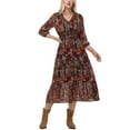thumbnail image 5 of Frye Women's Long Sleeve Maxi Dress, 5 of 6