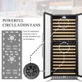 thumbnail image 10 of Lanbo 32 Inch Dual Door Dual Wine Cooler, 10 of 15
