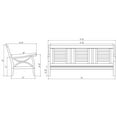 thumbnail image 6 of Member's Mark Catalina Teak Set with Sunbrella Fabric, 6pc, 6 of 8