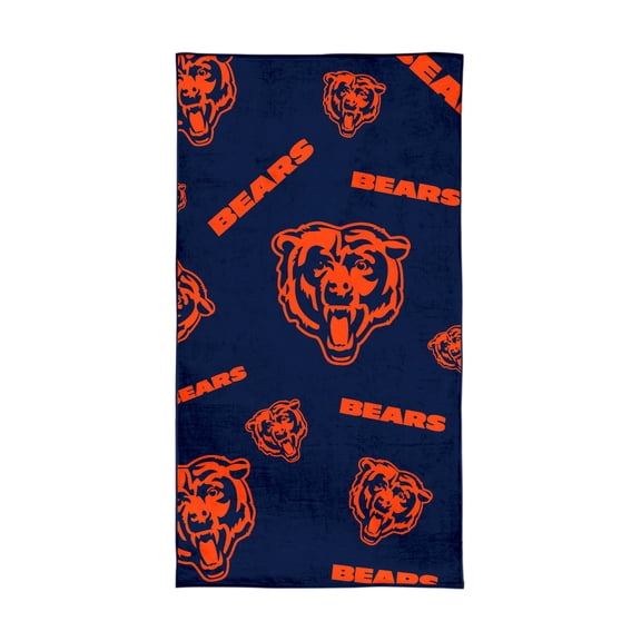 Logo Brands Chicago Bears 38"x72" Beach Towel